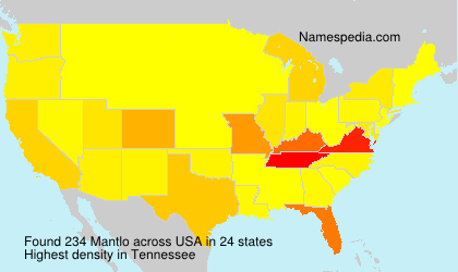 Surname Mantlo in USA Surname Mantlo in USA