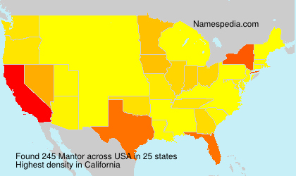 Surname Mantor in USA Surname Mantor in USA