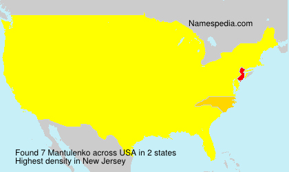 Surname Mantulenko in USA Surname Mantulenko in USA