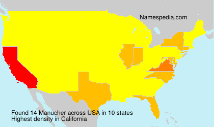 Surname Manucher in USA Surname Manucher in USA