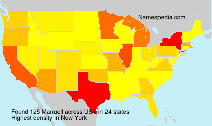 Surname Manuell in USA Surname Manuell in USA
