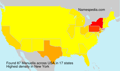 Surname Manuella in USA Surname Manuella in USA