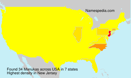 Surname Manukas in USA Surname Manukas in USA