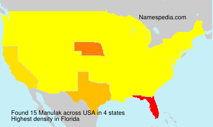 Surname Manulak in USA Surname Manulak in USA