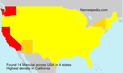 Surname Manulat in USA Surname Manulat in USA
