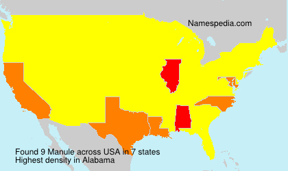 Surname Manule in USA Surname Manule in USA
