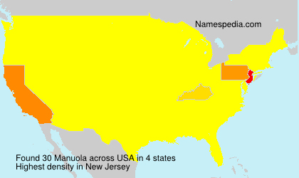 Surname Manuola in USA Surname Manuola in USA