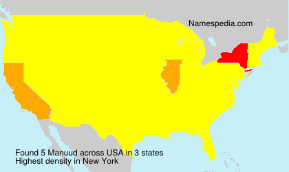 Surname Manuud in USA Surname Manuud in USA