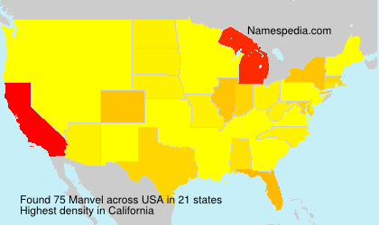 Surname Manvel in USA Surname Manvel in USA