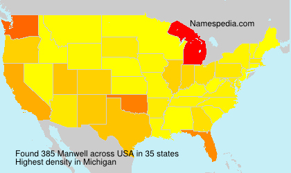 Surname Manwell in USA Surname Manwell in USA