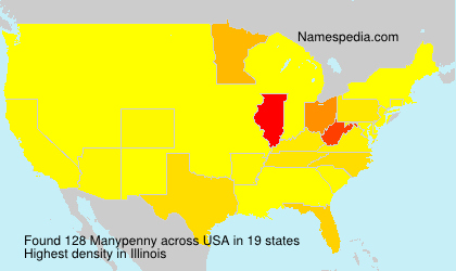 Surname Manypenny in USA Surname Manypenny in USA