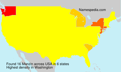 Surname Manzin in USA Surname Manzin in USA