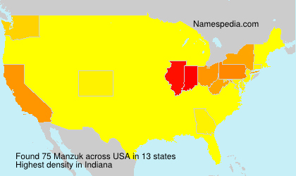 Surname Manzuk in USA Surname Manzuk in USA