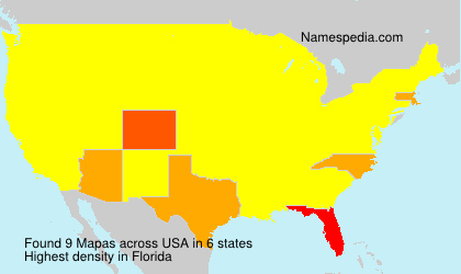 Surname Mapas in USA Surname Mapas in USA