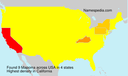 Surname Mapoma in USA Surname Mapoma in USA