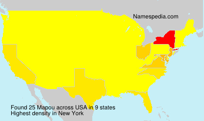 Surname Mapou in USA Surname Mapou in USA