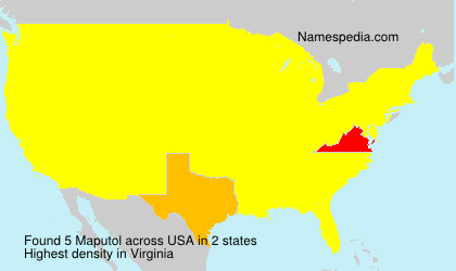 Surname Maputol in USA Surname Maputol in USA