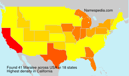 Surname Maralee in USA Surname Maralee in USA