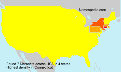 Surname Maranets in USA