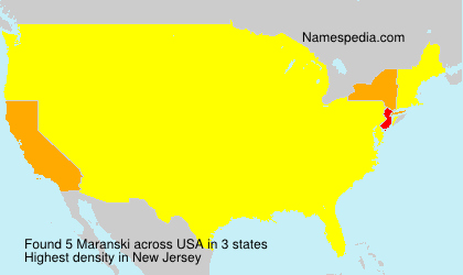 Surname Maranski in USA Surname Maranski in USA