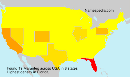 Surname Marantes in USA Surname Marantes in USA