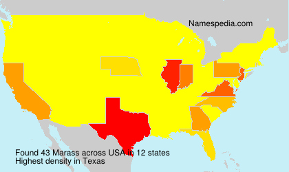 Surname Marass in USA