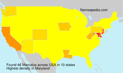 Surname Marcalus in USA Surname Marcalus in USA