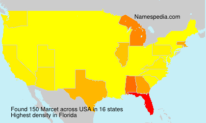 Surname Marcet in USA Surname Marcet in USA