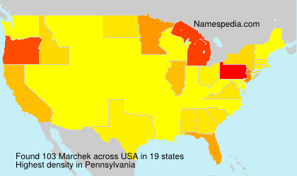 Surname Marchek in USA Surname Marchek in USA