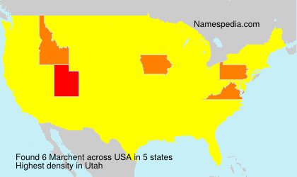 Surname Marchent in USA Surname Marchent in USA