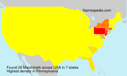 Surname Marchinetti in USA Surname Marchinetti in USA