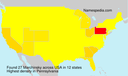 Surname Marchinsky in USA Surname Marchinsky in USA