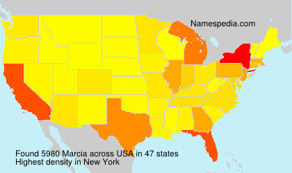 Surname Marcia in USA Surname Marcia in USA