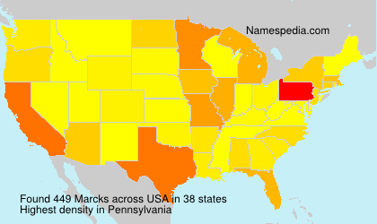 Surname Marcks in USA Surname Marcks in USA