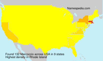 Surname Marcoccio in USA Surname Marcoccio in USA