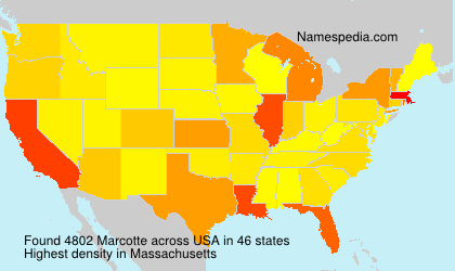 Surname Marcotte in USA Surname Marcotte in USA