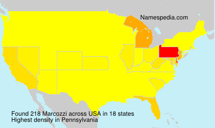 Surname Marcozzi in USA