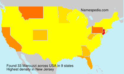 Surname Marcuzzi in USA Surname Marcuzzi in USA