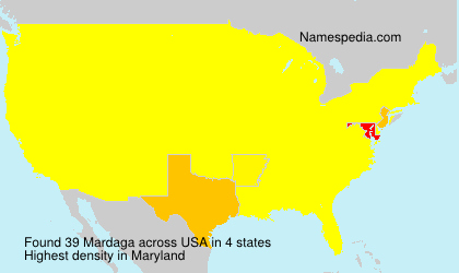 Surname Mardaga in USA Surname Mardaga in USA