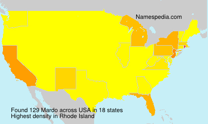 Surname Mardo in USA Surname Mardo in USA