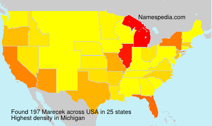 Surname Marecek in USA Surname Marecek in USA