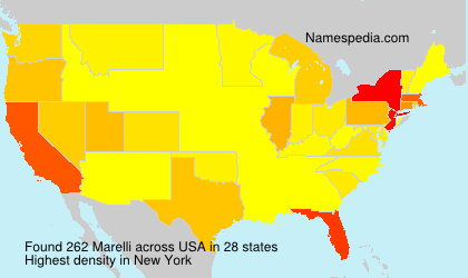 Surname Marelli in USA Surname Marelli in USA