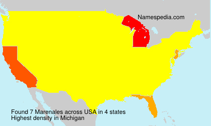 Surname Marenales in USA
