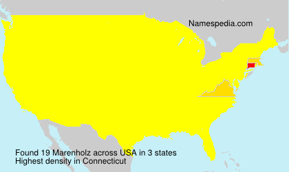 Surname Marenholz in USA Surname Marenholz in USA
