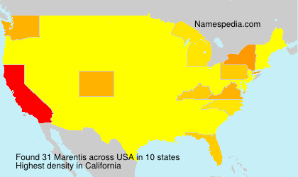 Surname Marentis in USA Surname Marentis in USA