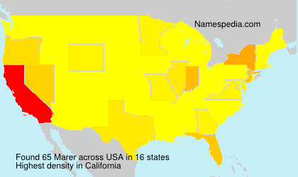 Surname Marer in USA Surname Marer in USA