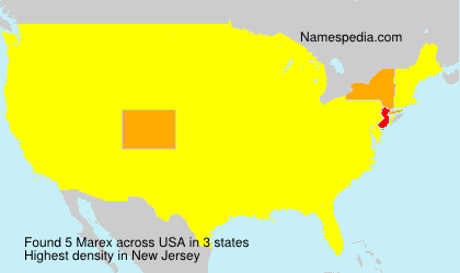 Surname Marex in USA Surname Marex in USA