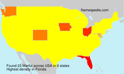 Surname Marfut in USA