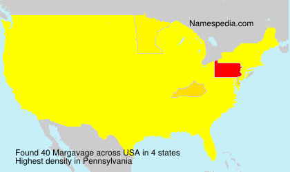 Surname Margavage in USA Surname Margavage in USA