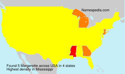 Surname Margerette in USA Surname Margerette in USA